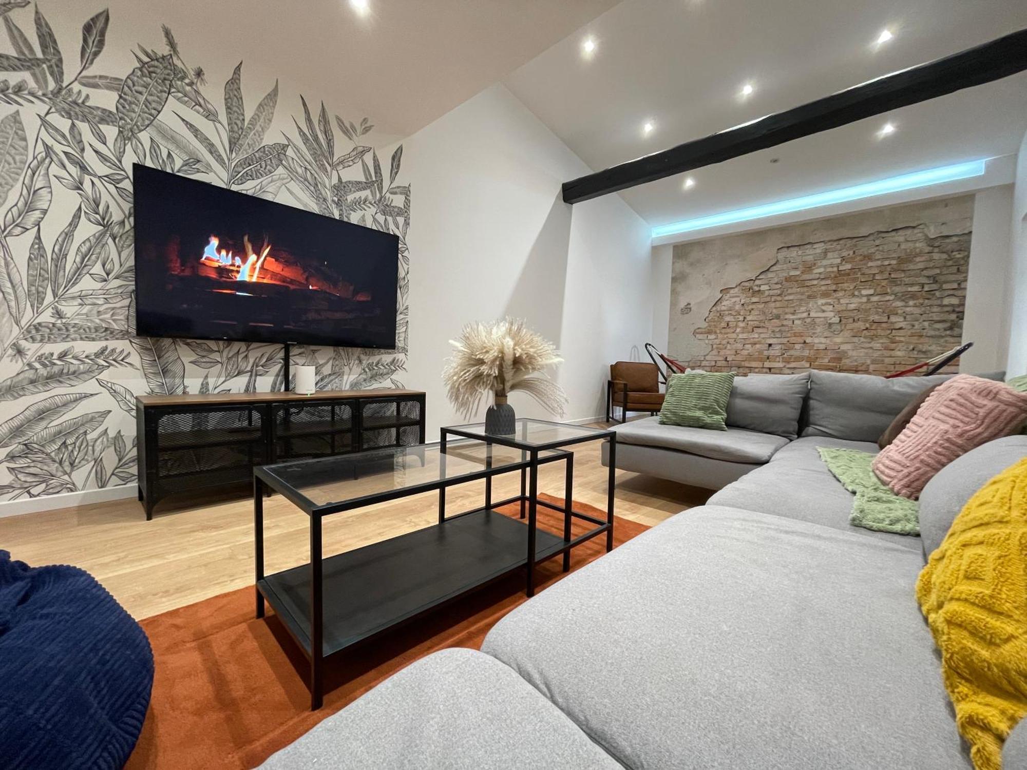 Les 3 Suites - 6 Personnes - 3 Chambres Avec Sdb Privatives Lens Exterior foto